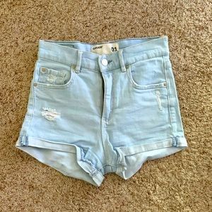 Garage Retro High Rise Jean Shorts